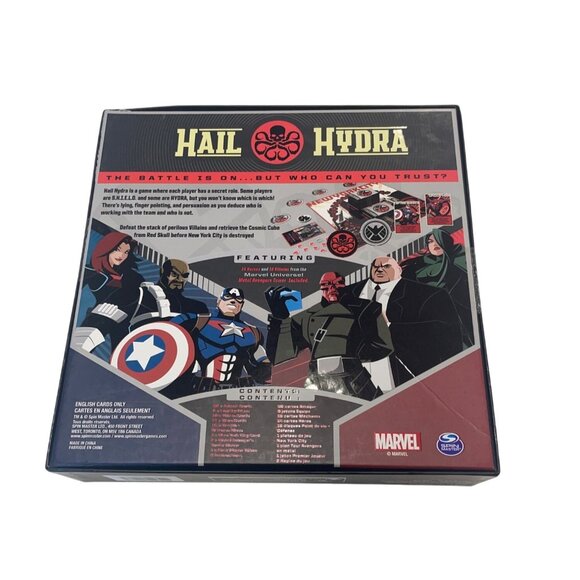 Hail Hydra Marvel Strategic Board Game For 5-8 Players Ages 14+ - Picture 2 of 3